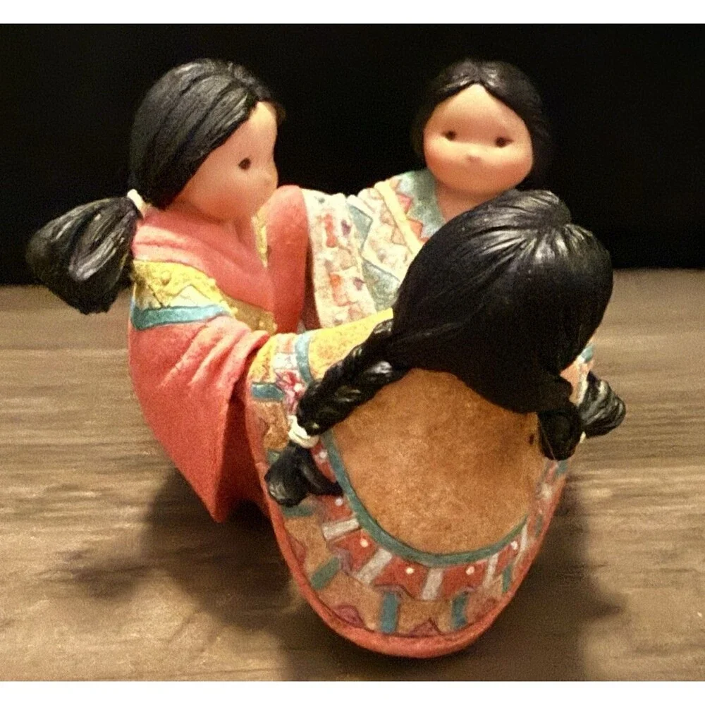 Vintage 1994 Enesco Friends of the Feather Feathered Friends Circle Figurine